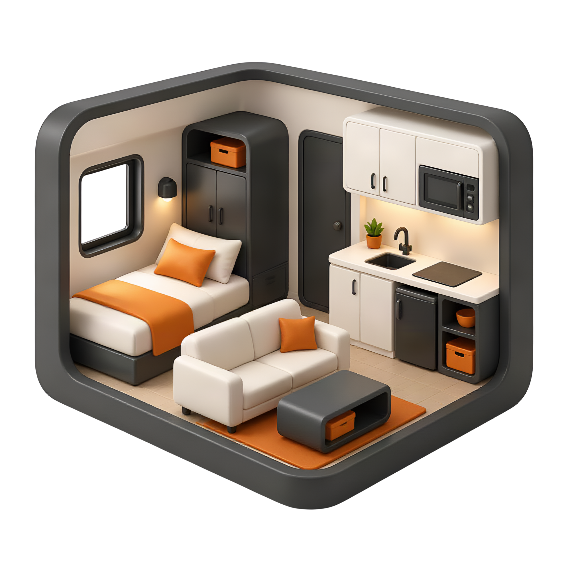 Studio Apartment example