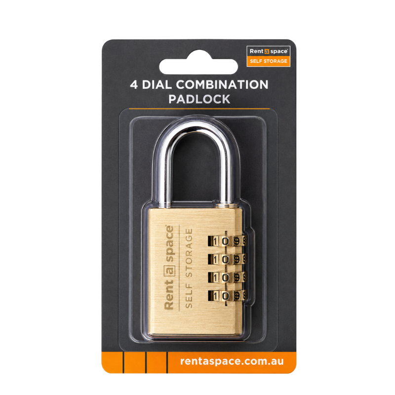 4 Dial Combination Padlock